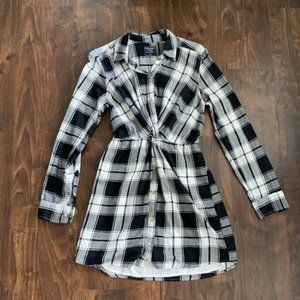 A&F Plaid Shirt Dress
